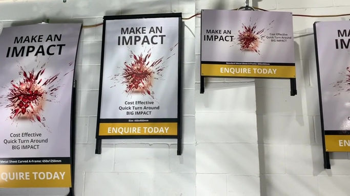 Our Extensive A-Frame Range!